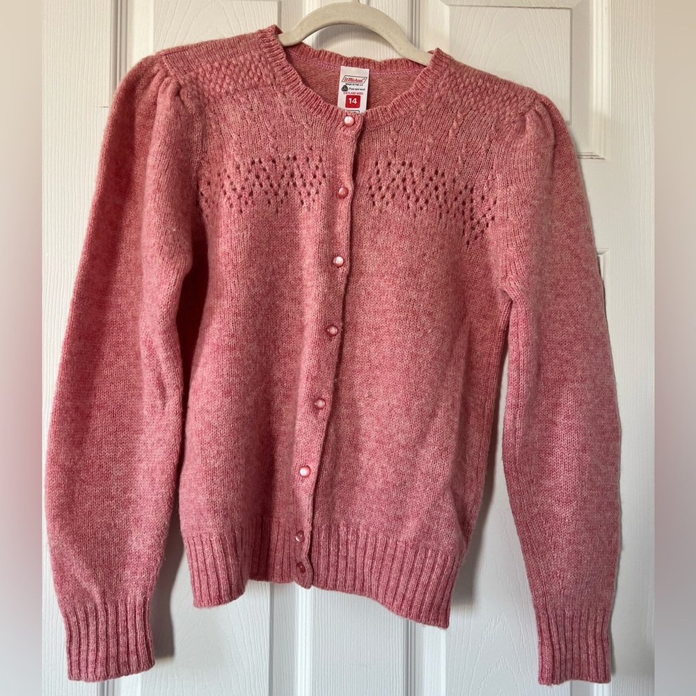 Vintage St Michael 100% Shetland wool cardigan